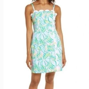 Lilly Pulitzer Mercede Scallop Stretch Dress